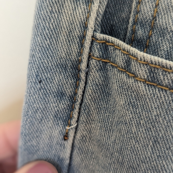 J. ING High Rise Wide Leg Frayed Jeans - Picture 7 of 10